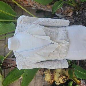 Maginn cream blazer jacket small